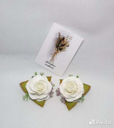 Заколка зажим для волос (пара)