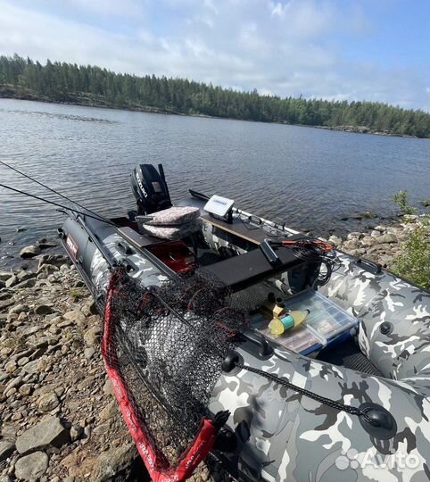 Лодка Хантер про (hunter PRO) мотор Suzuki DT 9.9