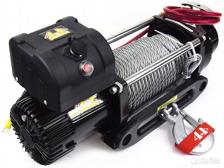 Лебедка 4х4 12000 со стальным тросом