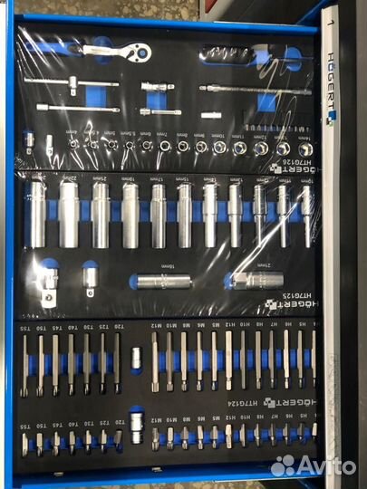 Тележка с инструментами 214 элементов