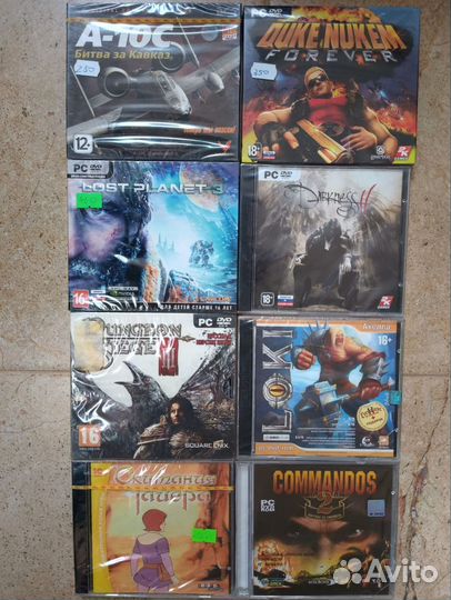 Новые запечатанные игры пк