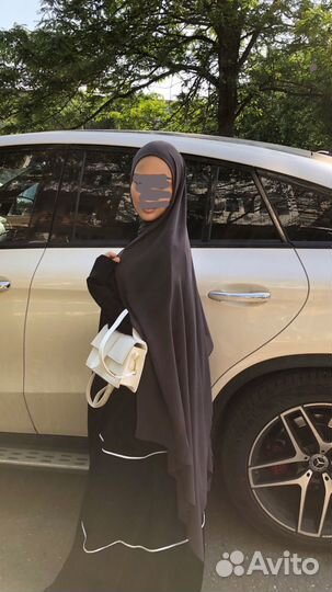 Шарф со вшитой боней