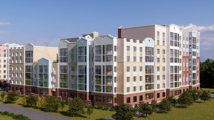 3-к. квартира, 75 м², 1/4 эт.