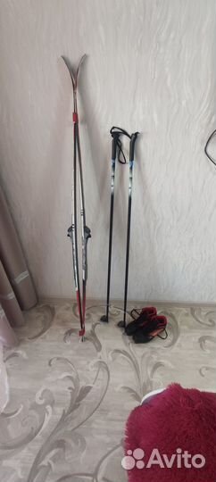 Беговые лыжи подростковые