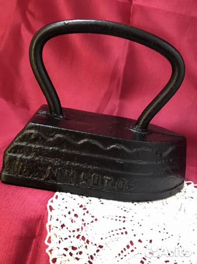 Утюг чугунный старинный раритет