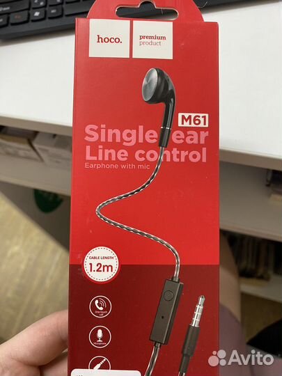 Наушник hoco оригинал с одним ухом