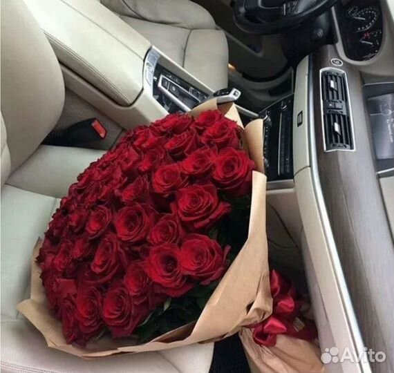 Прокат букета 51 роза для фотосессии