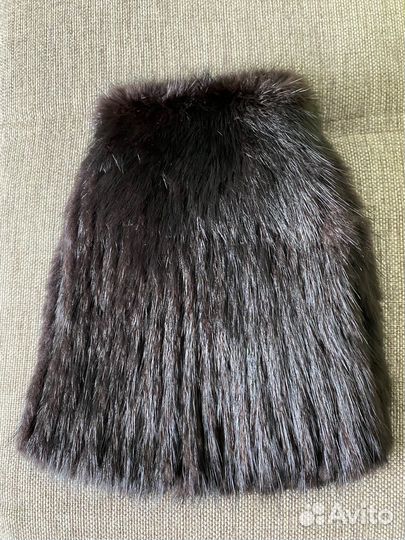 Шапка норковая вязаная резерв для Ольги