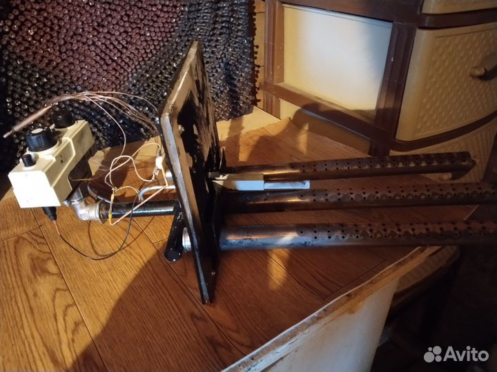 Газо-дровяная банная печь