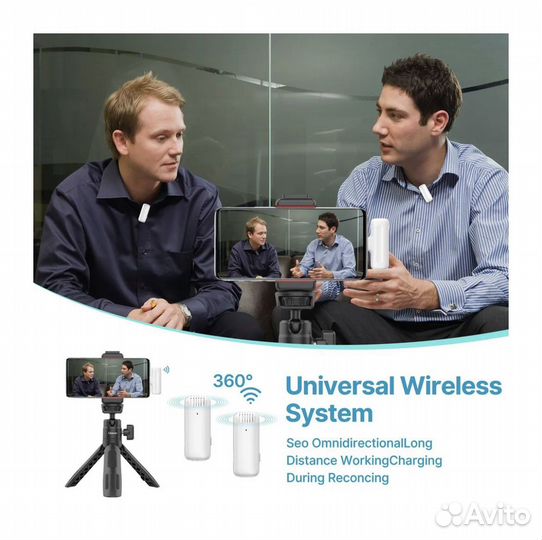 Беспроводной петличный микрофон Ulanzi J12