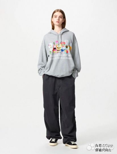 Худи Uniqlo x spongebob оригинал
