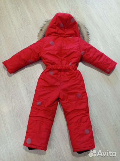 Зимний комбинезон для девочки 128