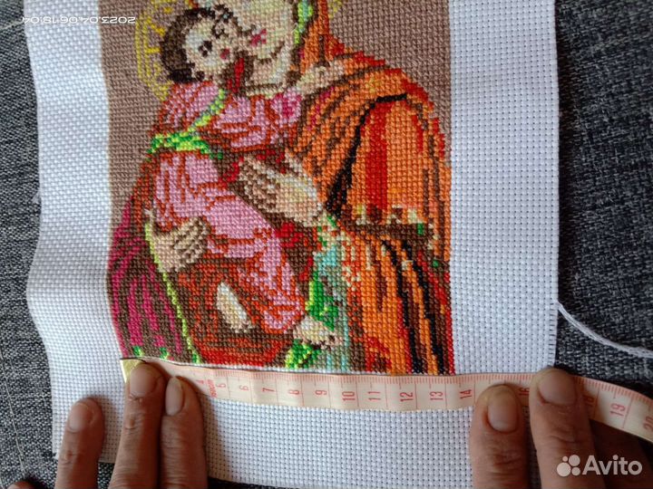 Картина крестиком Икона