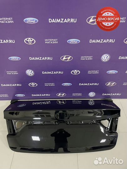 Крышка багажника Kia Rio 4 (2017-2020) черный