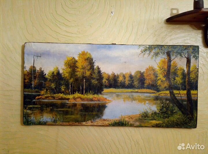 Картина неизвестного мастера 95 на 45 см
