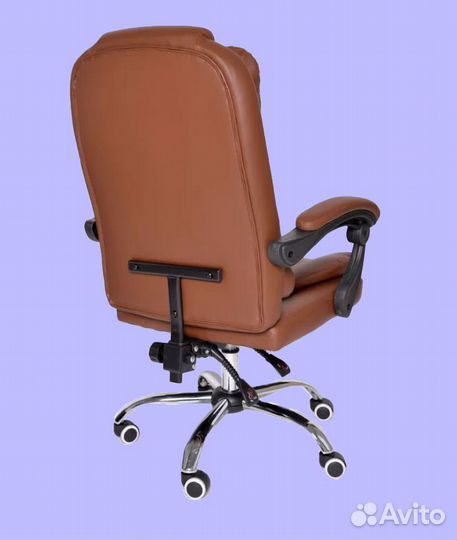 Офисное кресло светло-коричневое
