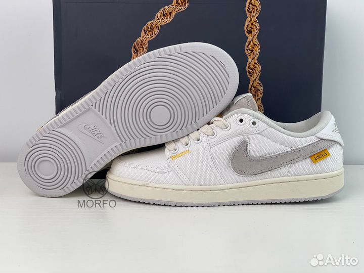 Union LA X Air Jordan 1 KO Low White Neutral Grey