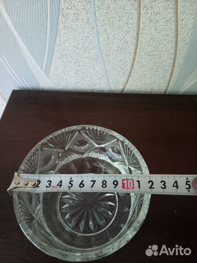 Салатник хрустальный СССР