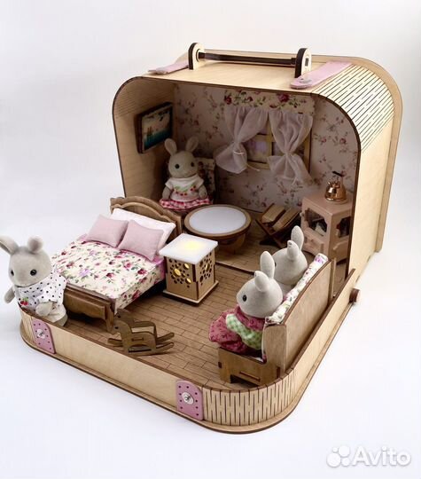 Кукольный домик-чемодан «Романтика»