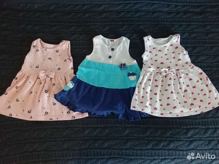 Вещи пакетом для девочки от 0 до 1 года