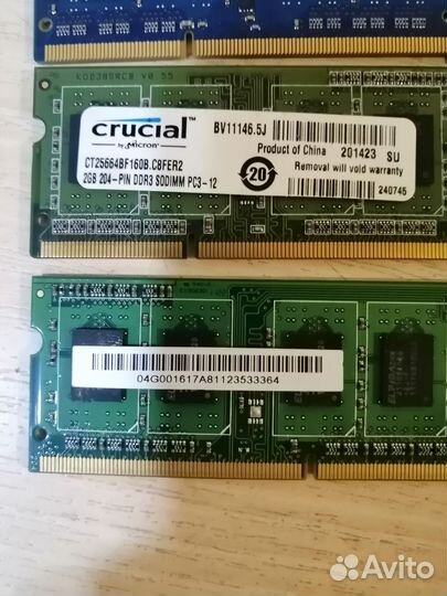 Оперативная память для ноутбука