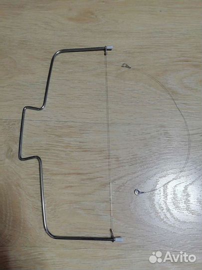 Нож-струна для тортов и кексов с зап струной