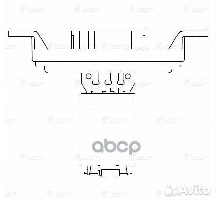 Резистор вентилятора отопителя салона VW T5/Mul