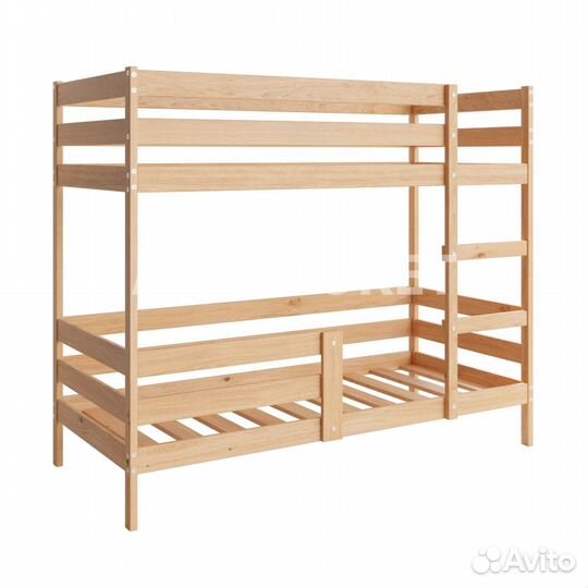 Кровать двухъярусная с бортом