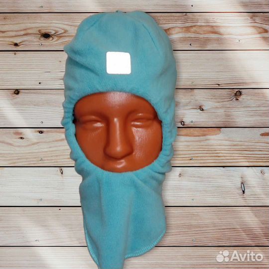 Флисовая шапка шлем детская Crockid