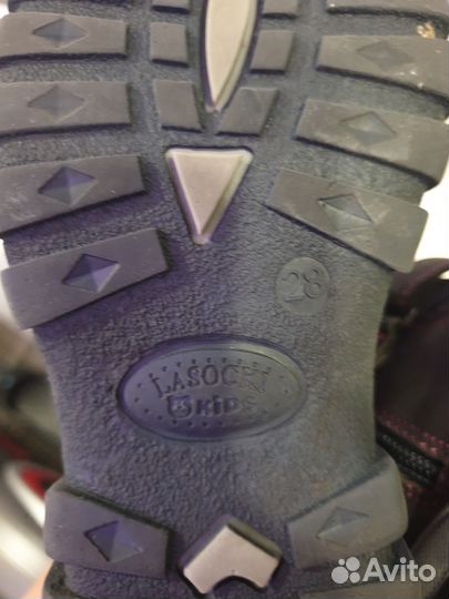 Ботинки демисезонные для девочки 28 размер