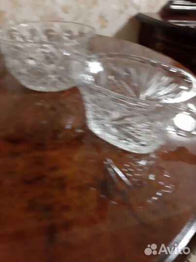 Ваза для фруктов хрусталь