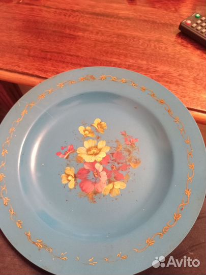 Тарелка СССР завод моспластмасс