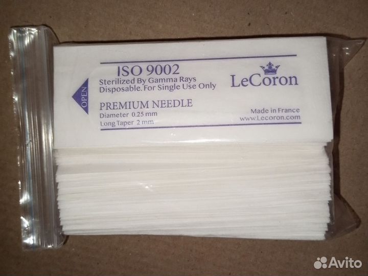 Иглы и колпачки для татуажа