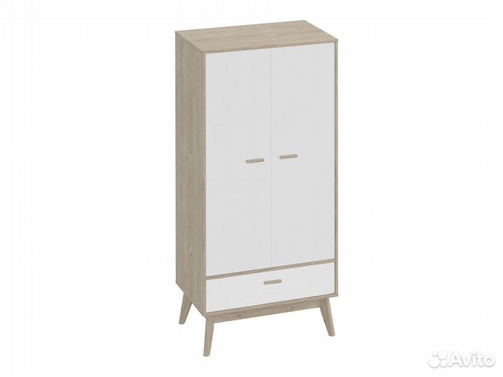 Шкаф двухдверный с выдвижным ящиком Калгари