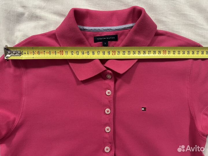 Поло женское Tommy Hilfiger S-Xs фуксия