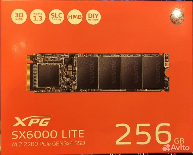 256 гб SSD M.2 накопитель adata XPG SX6000 Lite