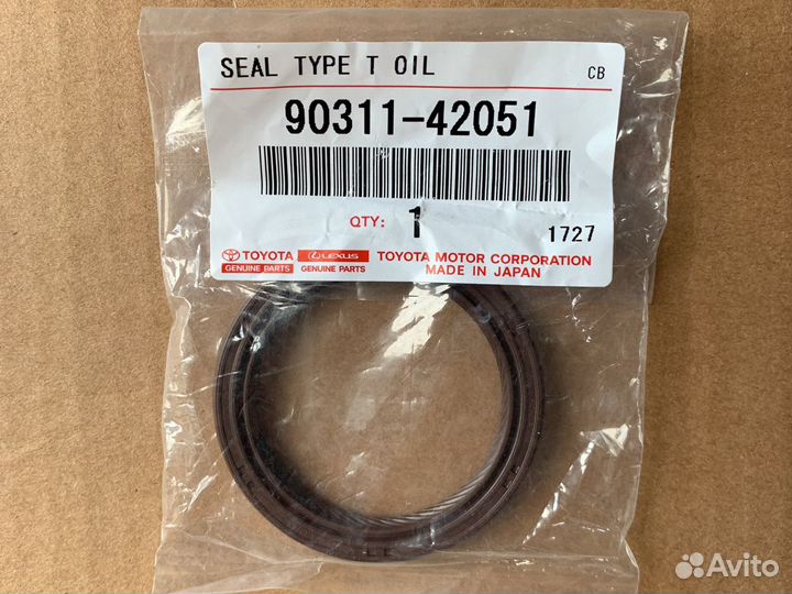 Сальник лобовой toyota camry 2.5 оригинал