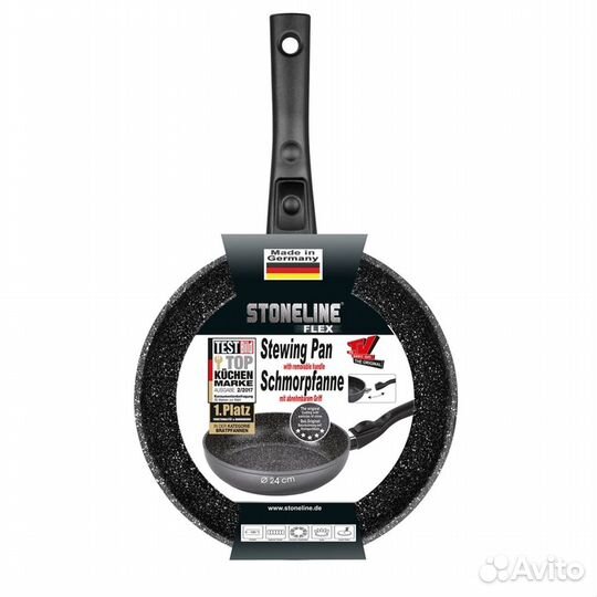Сковорода MIG 24см глубокая wx19511 Stoneline