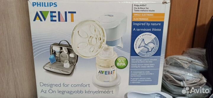 Молокоотсос avent электрический