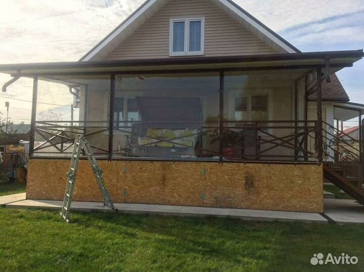 Мягкие окна пвх для террас