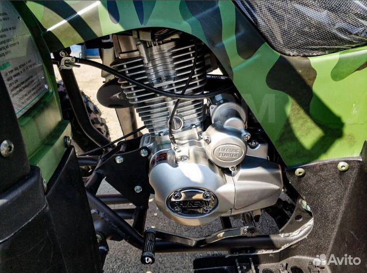 Квадроцикл Grizzly 250cc зеленый кмф