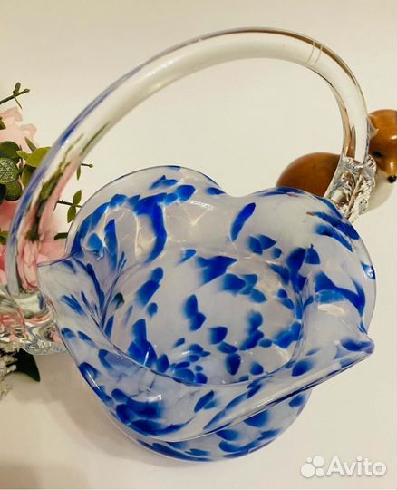 Конфетница корзинка СССР