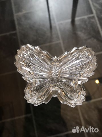 Шкатулка хрустальная Бабочка