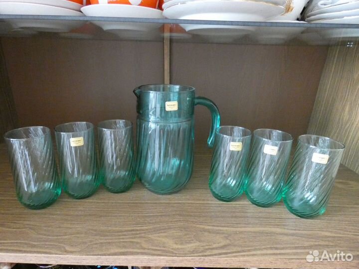 Набор бирюзовый luminarc verrerie d'arques