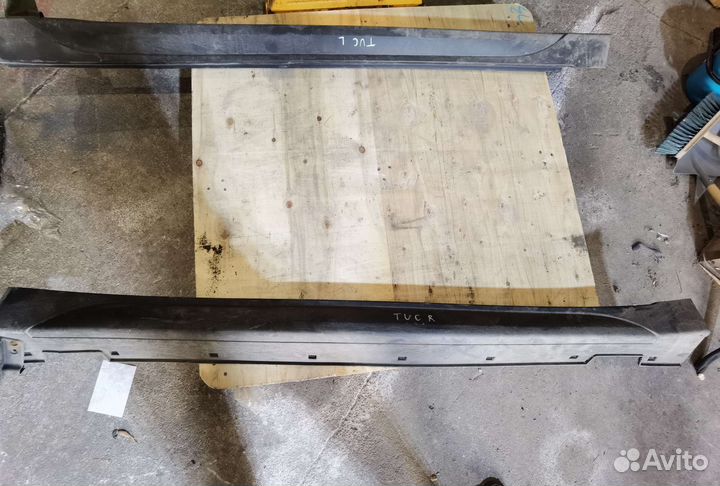 Накладки на пороги Туксон хундай