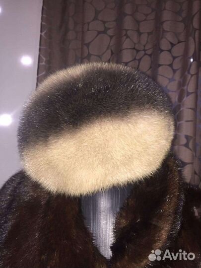 Норковый берет