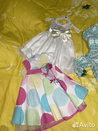 Вещи пакетом на девочку от 3 мес до 9 мес