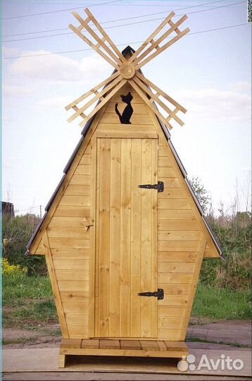 Дачный туалет с установкой Ч434