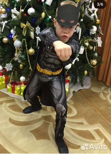 Костюм карнавальный бетмена 128