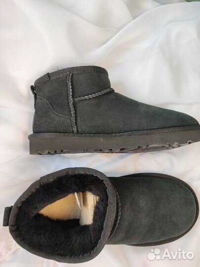 Ugg classic ultra mini черные